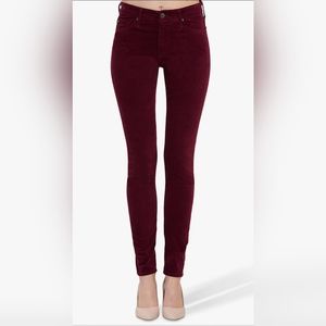 AG Wine Corduroy Leggings